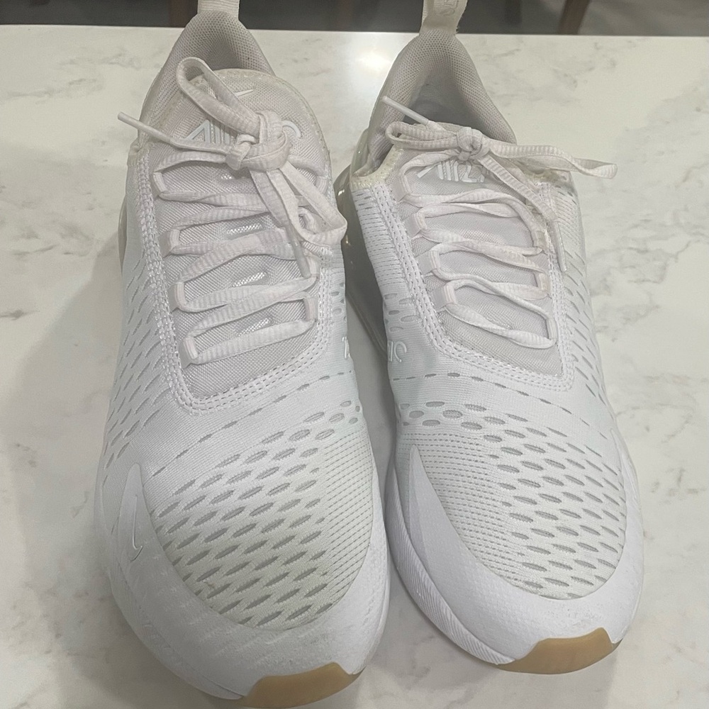 Nike White Mesh Sneakers